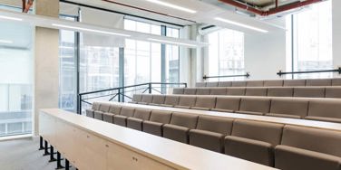 lecture hall, empty seats